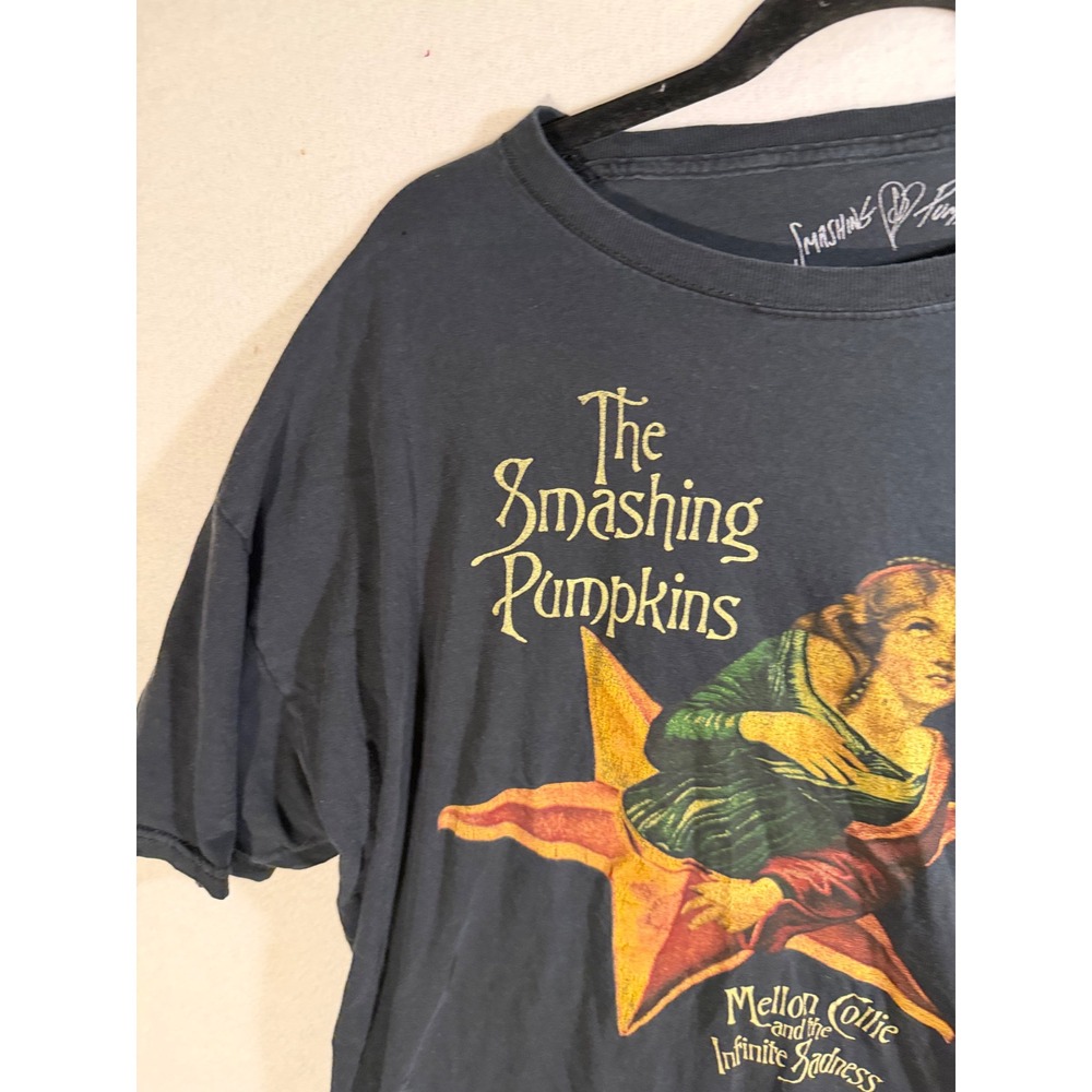 Smashing Pumpkins Mellon Collie Graphic T-Shirt XL Black Band Tee